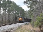 CSX 3152 on empty hoppers